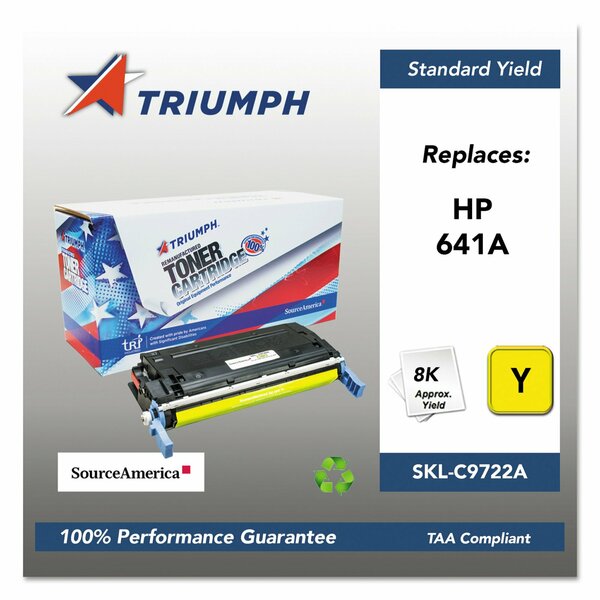 Triumph Remanufactured C9722A 641A Toner, 8,000 Page-Yield, Yellow 751000NSH0192 SKL-C9722A